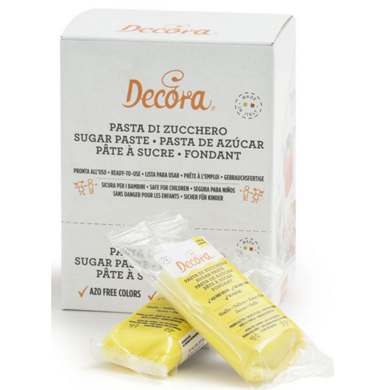 Decora Sugar Paste – Yellow