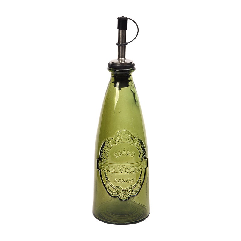 Dexam Sintra Recycled Glass Oil Drizzler – Green