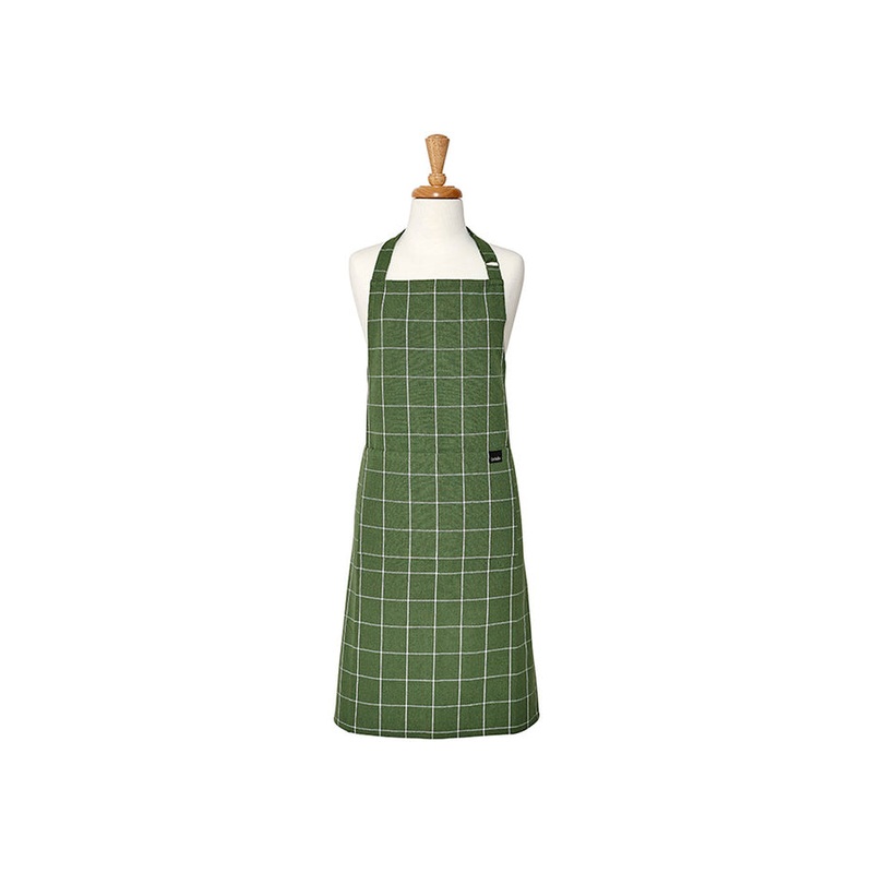 Ladelle Eco Check Apron – Green