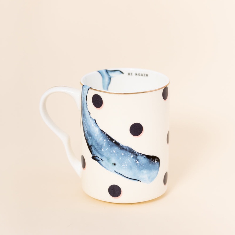 Yvonne Ellen Medium Mug –  Whale