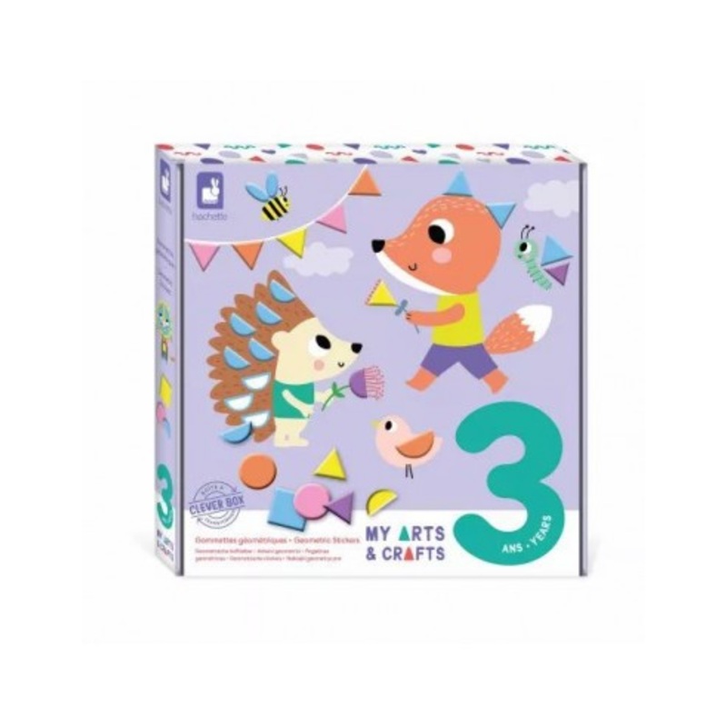 3 Years – Geometric Stickers