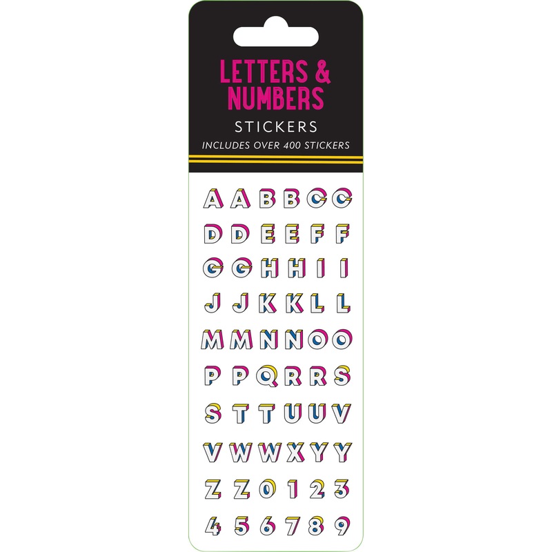 Letters & Numbers Stickers
