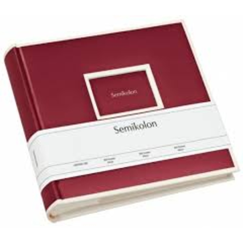 Semikolon 200 Pockets Album Burgundy
