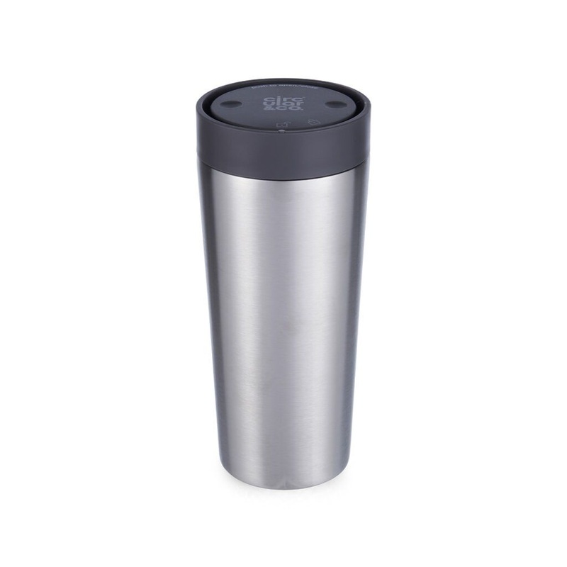 Circular & Co  Stainless Steel Travel Mug, Storm Grey – 16oz (454ml)