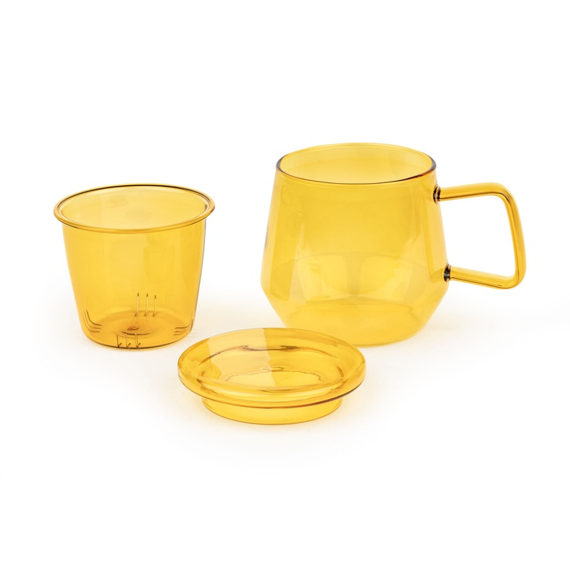 Bredemeijer Tea for one Livorno Glass Amber 290ml