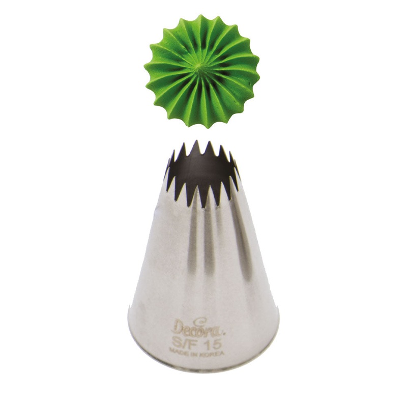 Decora French Star Nozzle – No 15