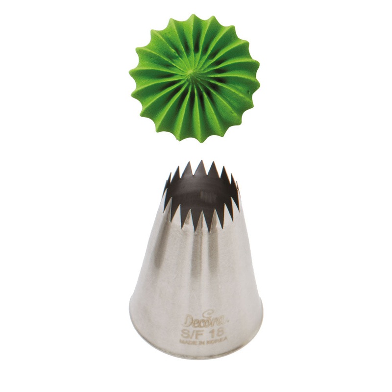 Decora French Star Nozzle – No 18