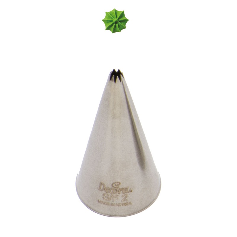 Decora French Star Nozzle – No 2