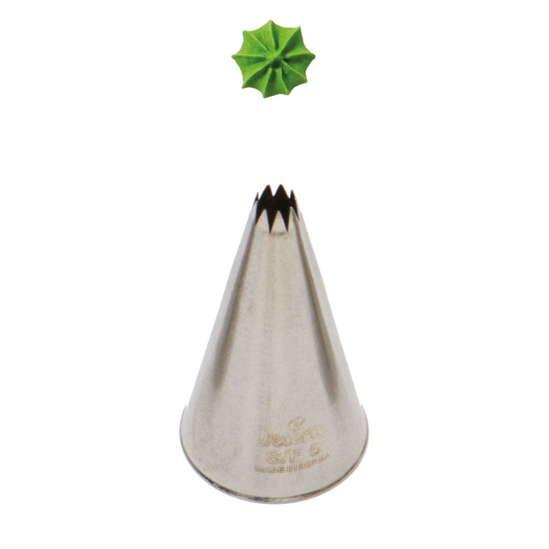 Decora French Star Nozzle – No 5