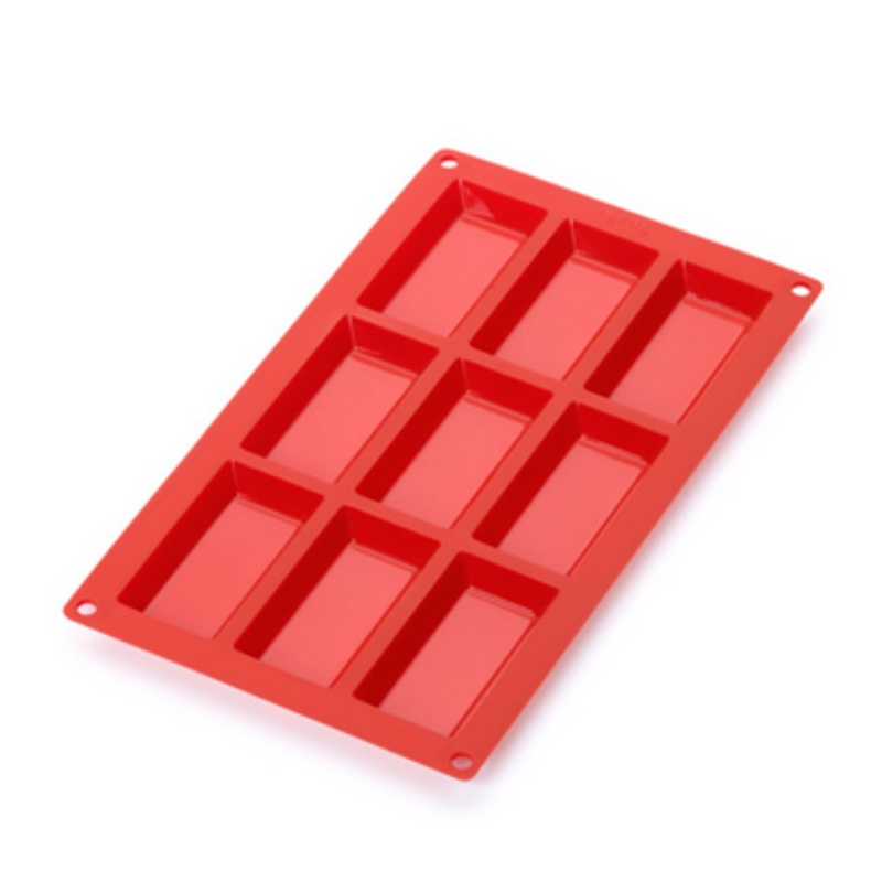 Lekue Gourmet 9 Cav Financier Mould – Red