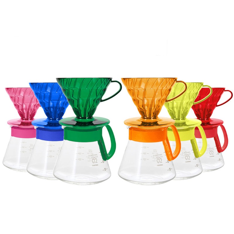 Hario V60 Dripper & Server Set 02  – Candy Edition Mixed