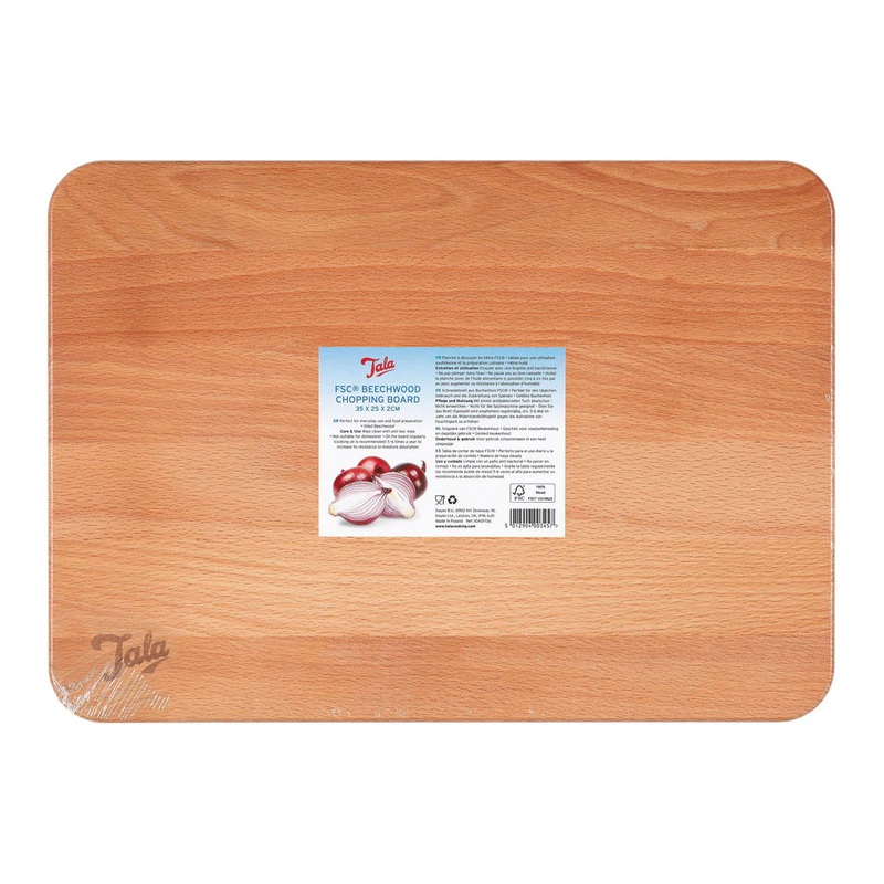 Tala Rectangular Chopping Board, Beech Wood