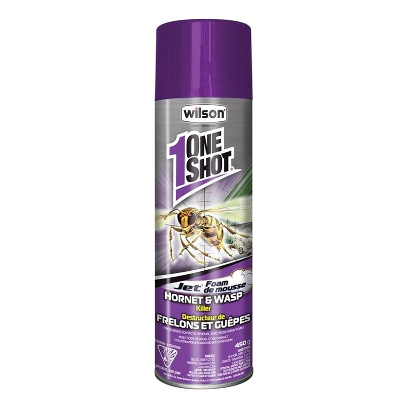 Wilson One Shot Foam Wasp and Hornet Killer – 450g