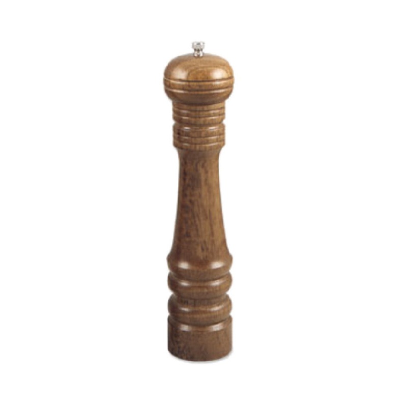 Alegacy Foodservice Products 120PM Pepper Mill 12-1/2 Height Brass Ferrule