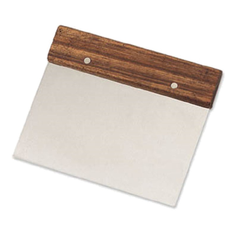 Alegacy Foodservice Products 182DS Dough Scraper 4 X 6 Hardwood Handle