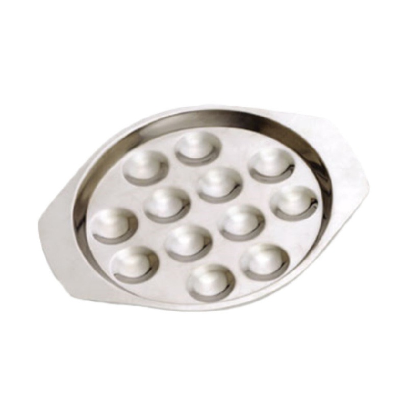Alegacy Foodservice Products 3012 Snail (Escargot) Dish 7-1/4 Dia. 12 Hole
