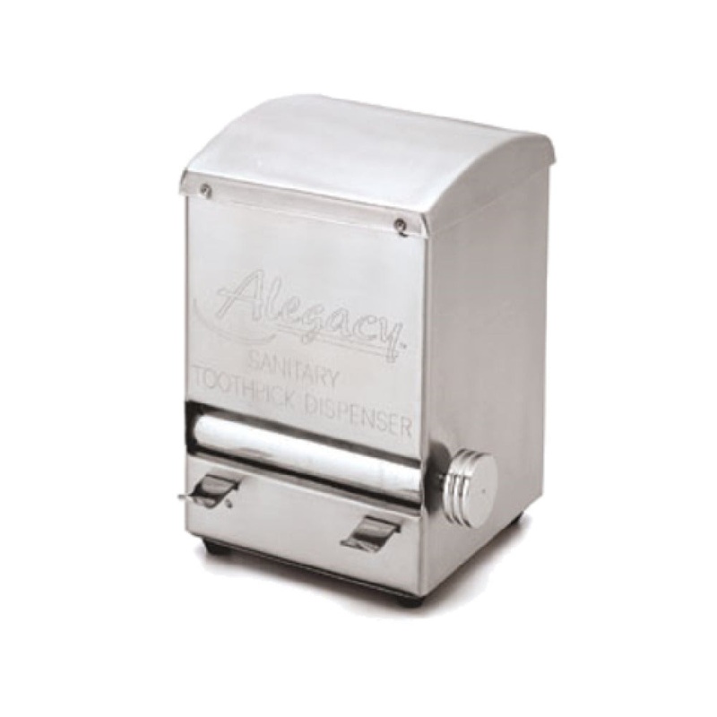 Alegacy Foodservice Products ALTD5 Toothpick Dispenser 4-1/2 18/8 Stainless Steel (individually Boxed)