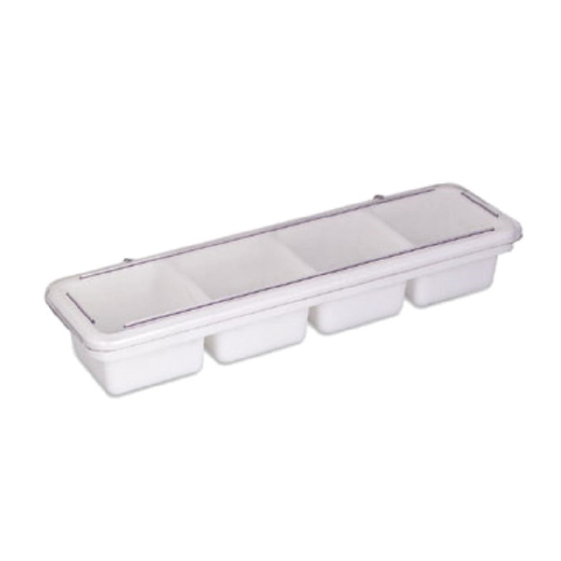 Alegacy Foodservice Products B35 Bar Caddy 18 X 5 X 2-3/4 4-compartment (4 X 4 X 2-3/4 Each)