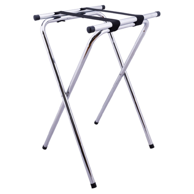 Alegacy Foodservice Products 1586E E Economy Folding Tray Stand 19 X 16 X 32 Washable & Replaceable Black Webbing