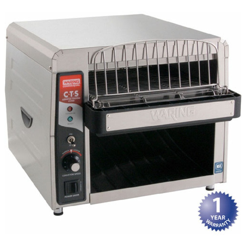 Waring/Qualheim CTS1000 20 Inch Stainless Steel Conveyor Toaster Electric with 2 Inch Opening