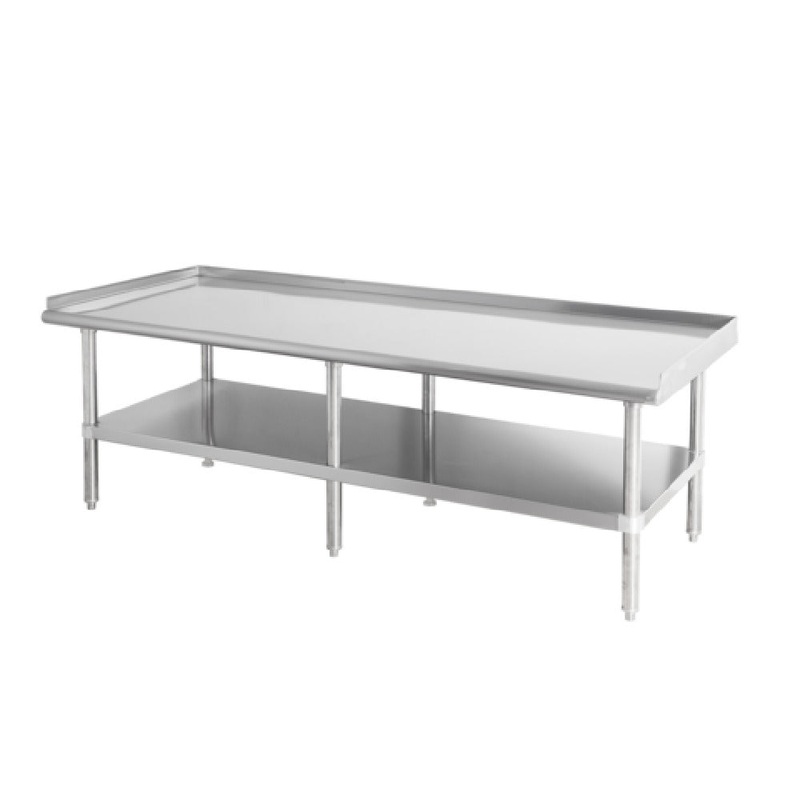 Sapphire Manufacturing SMES-3060G Equipment Stand 60W X 30D 16/400 Stainless Steel Reinforced Top