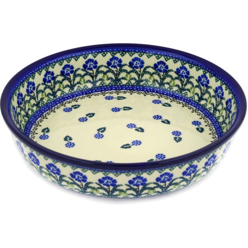 Polish Pottery 10 Bowl Blackberry Blooms